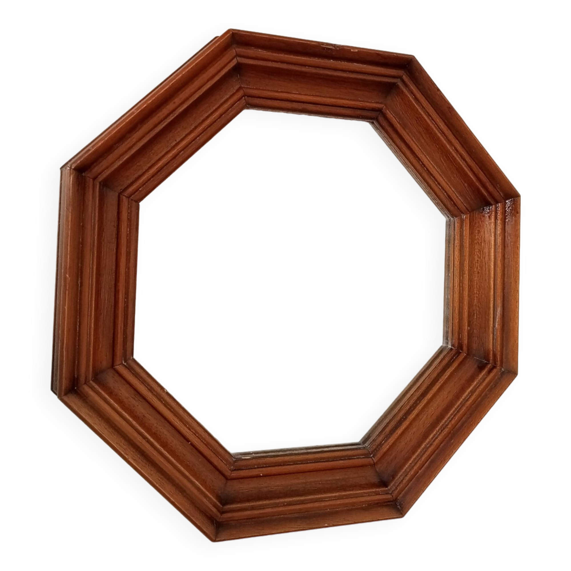 Vintage octagonal mirror 30*30cm