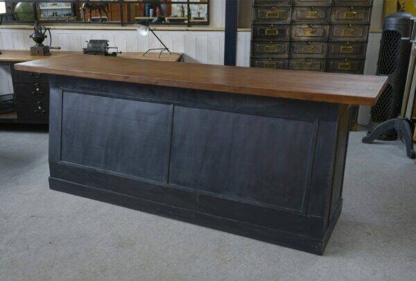 1950s pine sliding door counter