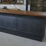 1950s pine sliding door counter