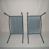 Pair of footrests scoubidou from the 50s