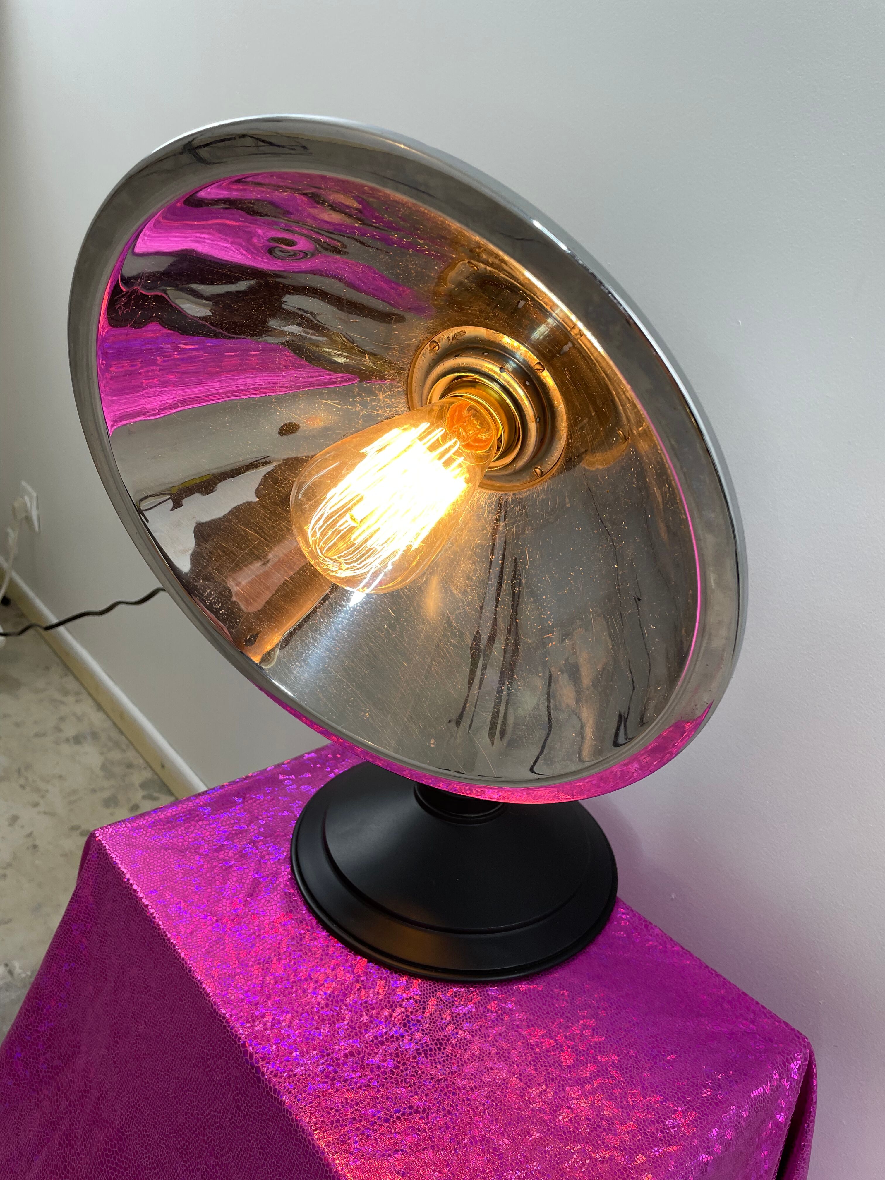 industrial lamp old French radiator