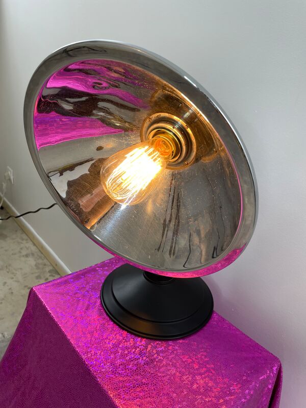 lampe industrielle ancien radiateur français