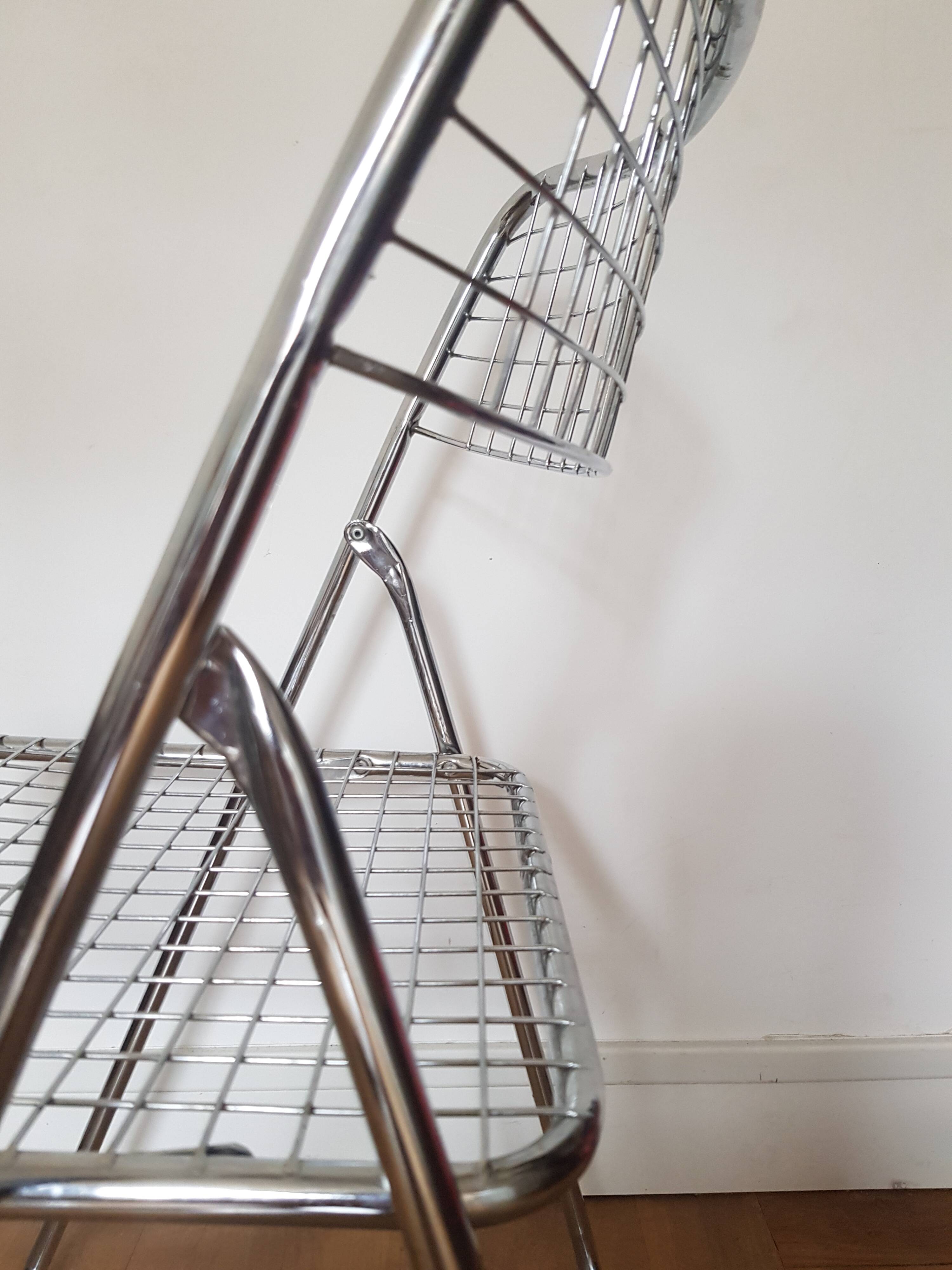 Chaise pliante modèle rappen par Niels Gammelgaard