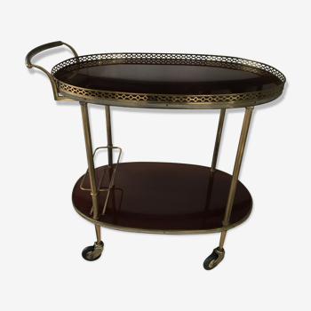 Brass serving table