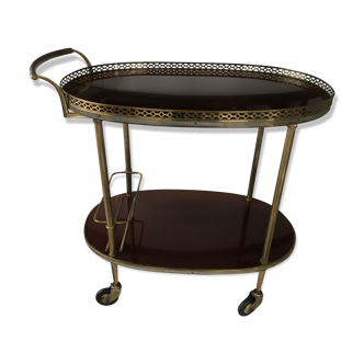 Brass serving table