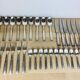 Housewife Ravinet d'Enfert model Navarre art deco silver metal 32 pieces