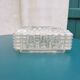 Square glass ceiling lamp