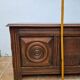 Basque bench chest in solid wood, 105 cm
