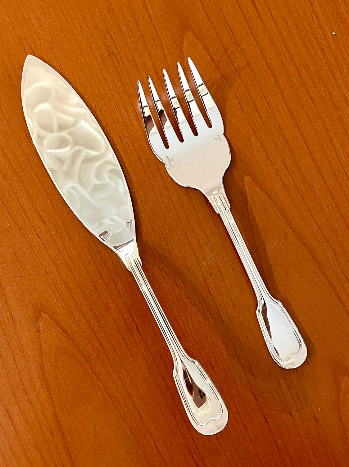 Christofle Chinon, fish cutlery, serving cutlery
