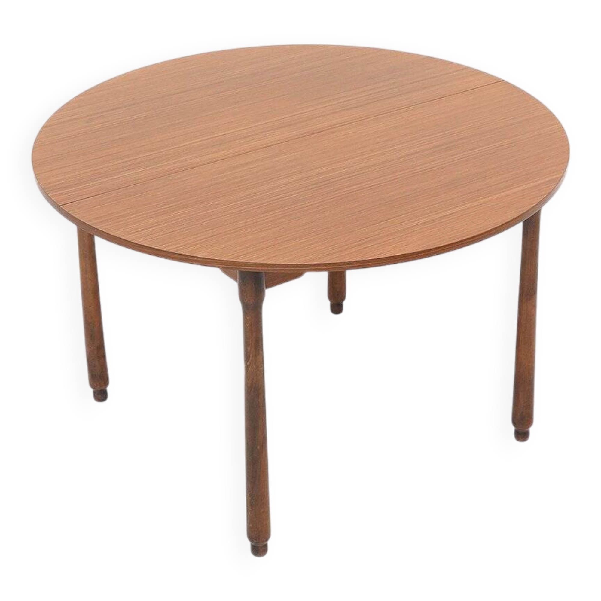 Round teak table top, 1960s