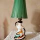 Lampe en céramique années 50
