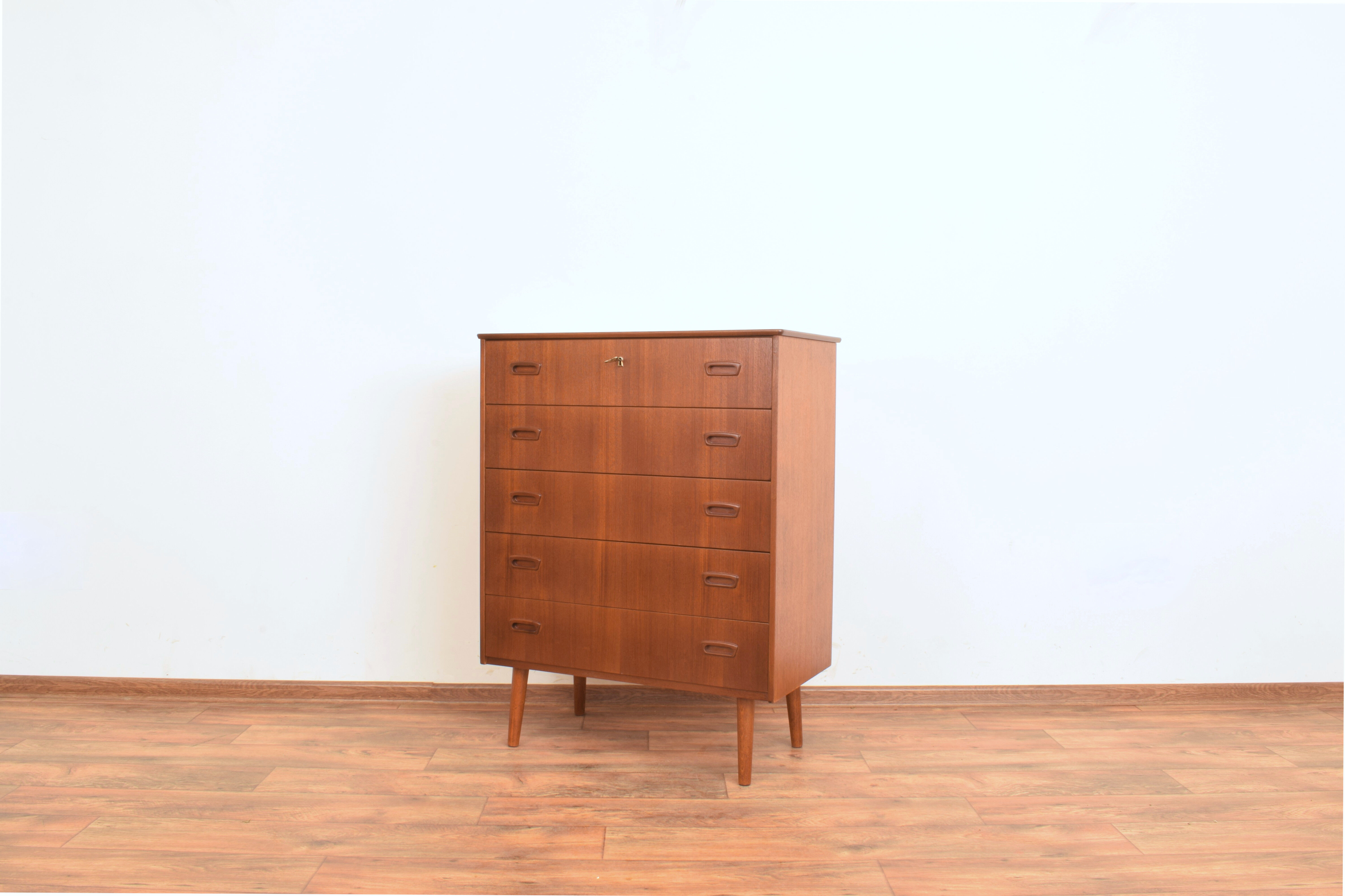 Danish teak chest of drawers