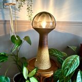 Brutalist designer ceramic lamp