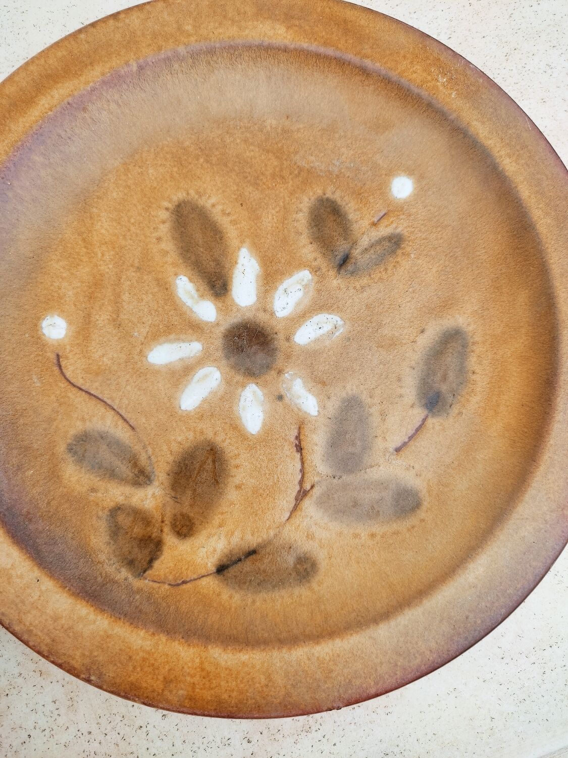 3 Vallauris ceramic plates