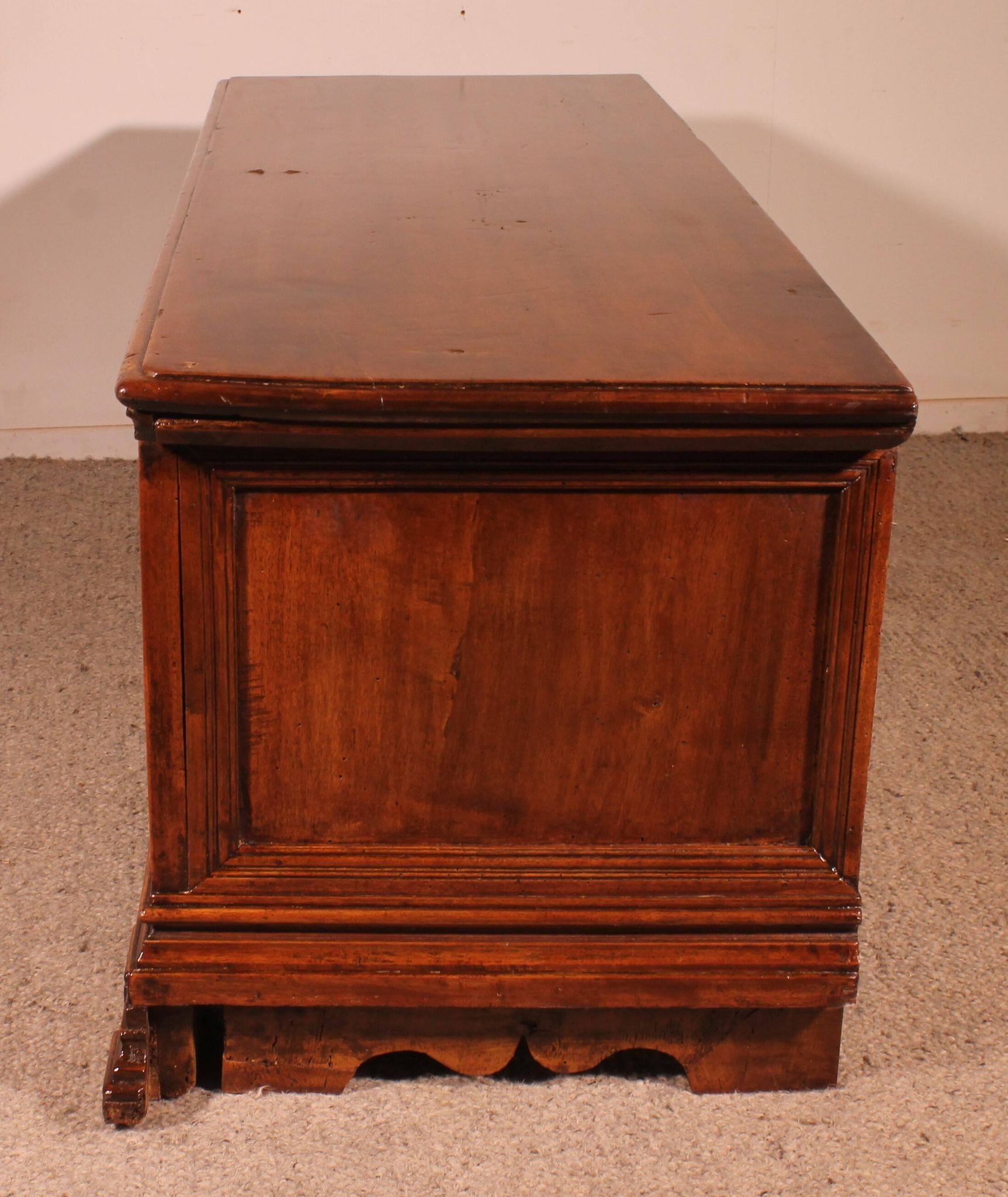 Italian Renaissance Walnut Chest - 16th Century
