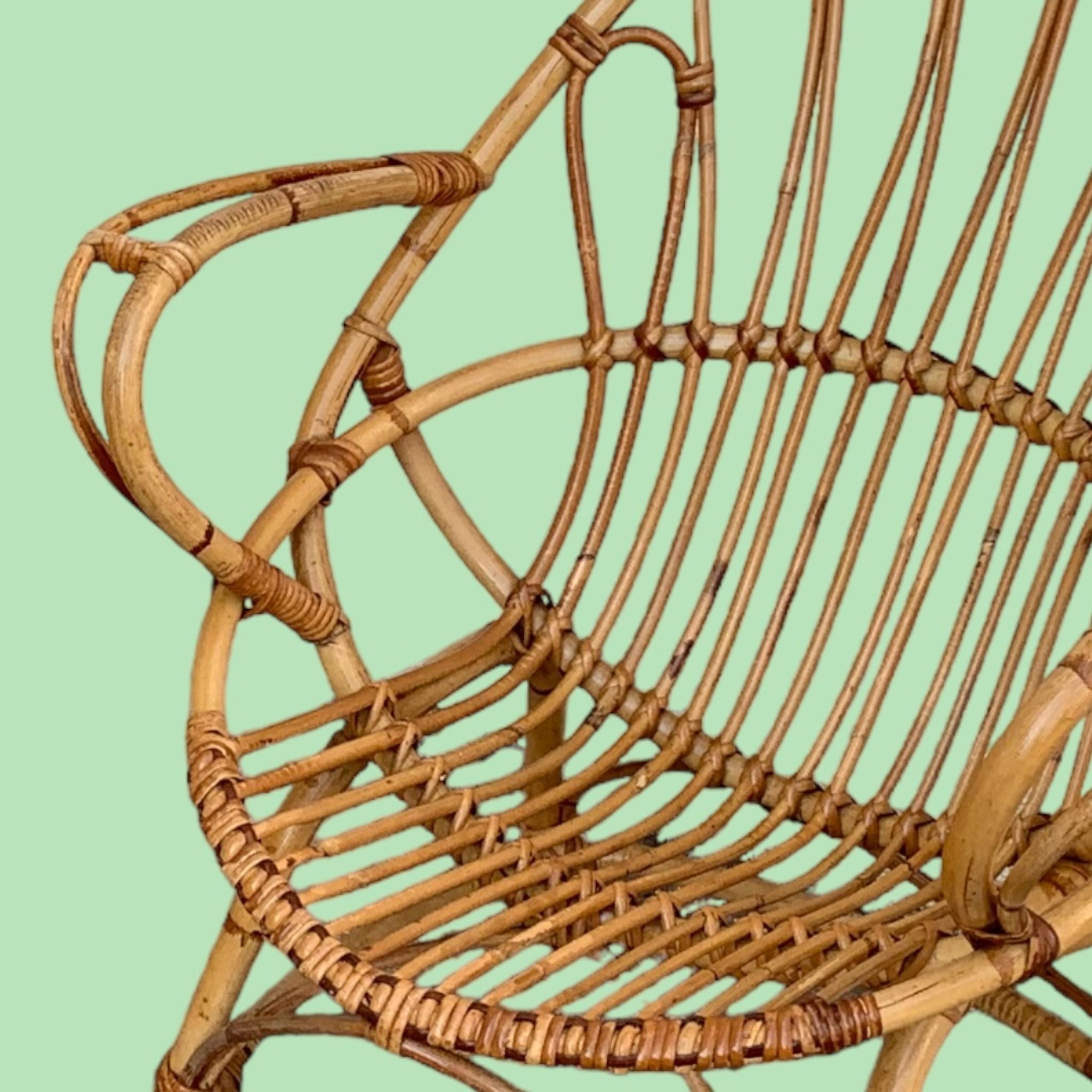 Pair of vintage shell armchairs 1950