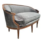 Louis XVI period sofa in basket
