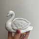 Porcelain swan