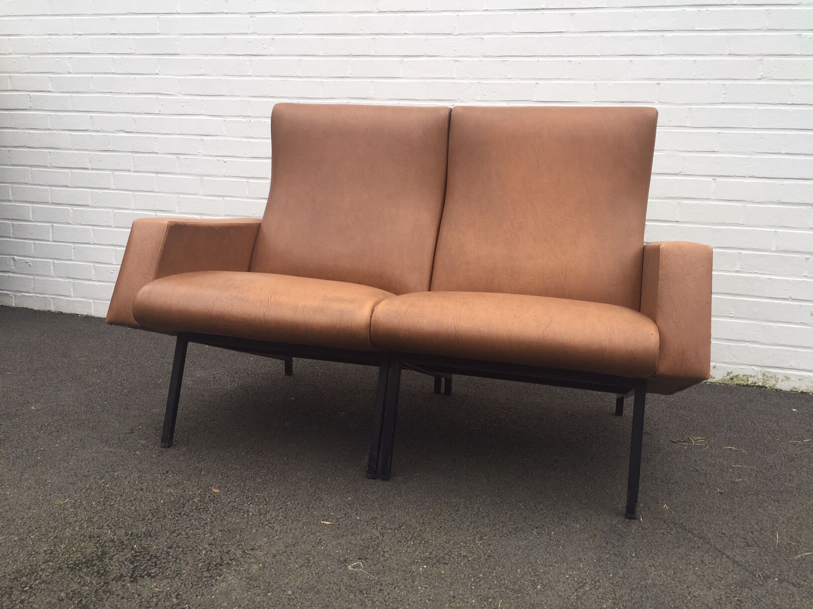 Set armchairs, model sofa "Miami" by Pierre Guariche for Meurop, 1950