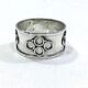Silver towel ring