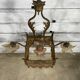 Lustre ancien en laiton