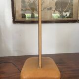 Vintage wood and metal lamp 47cm