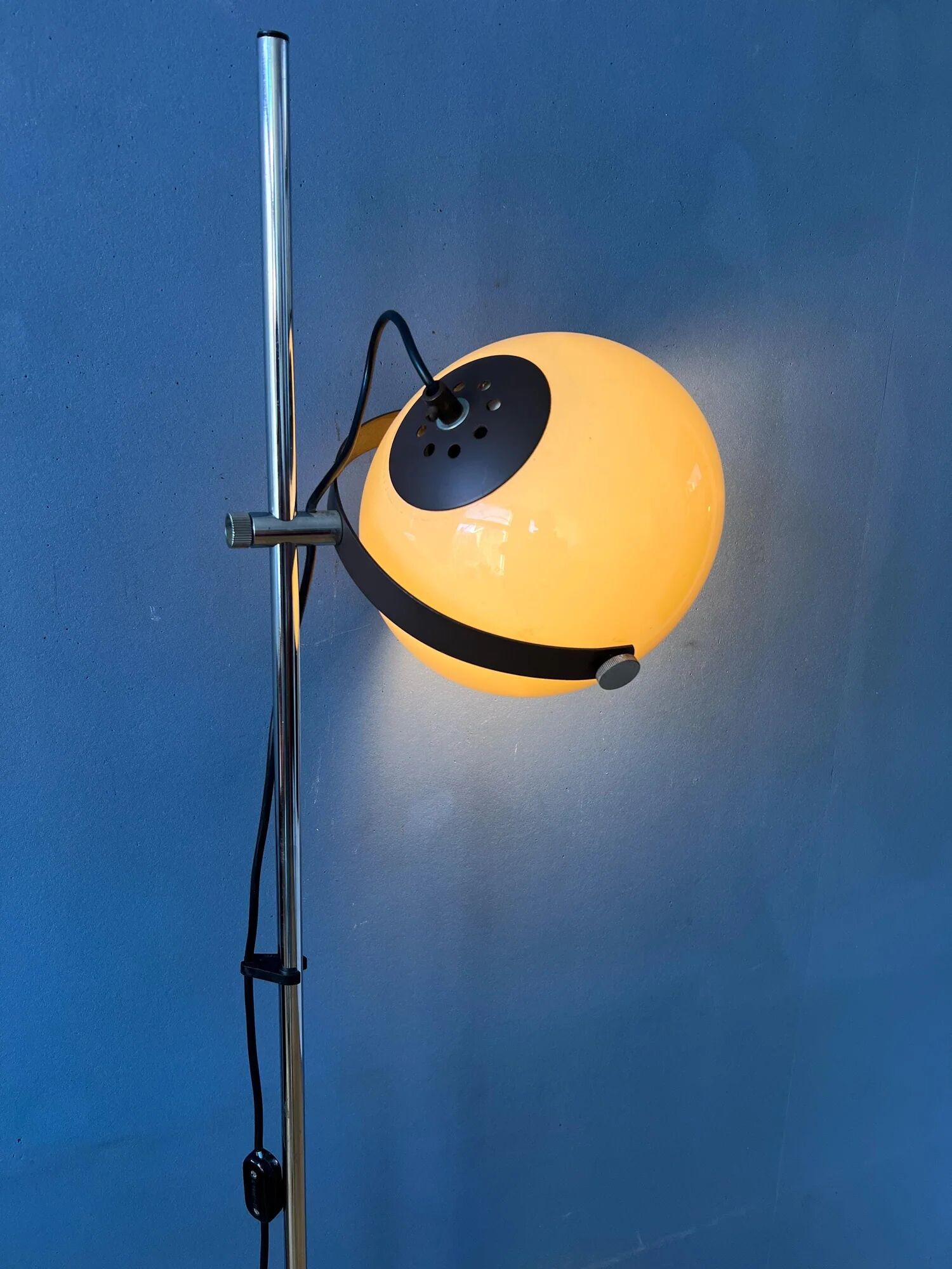 Lampadaire champignon vintage Herda space age