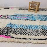 Tapis berbère marocain tribal coloré 255 x 158cm