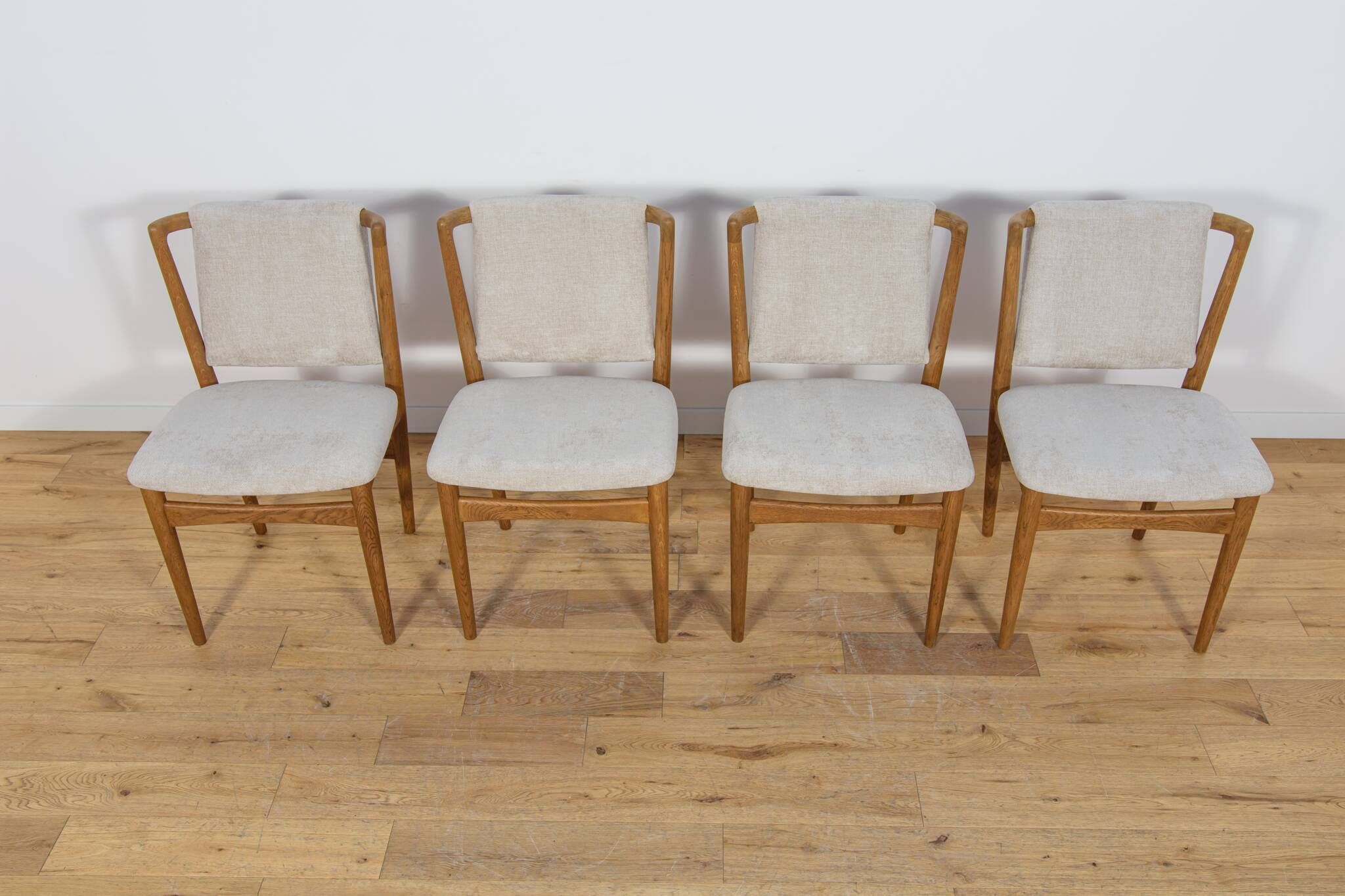 Mid Century Oak Model 171 Dining Chairs from Slagelse Møbelværk, Denmark.