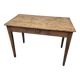 Rustic farmhouse table/desk in solid oak and antique fir 1950s