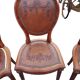 Chaises style Louis XVI en acajou x 6