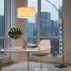 Lampe arc Ligne roset modèle MAMA de Thibault Desombre