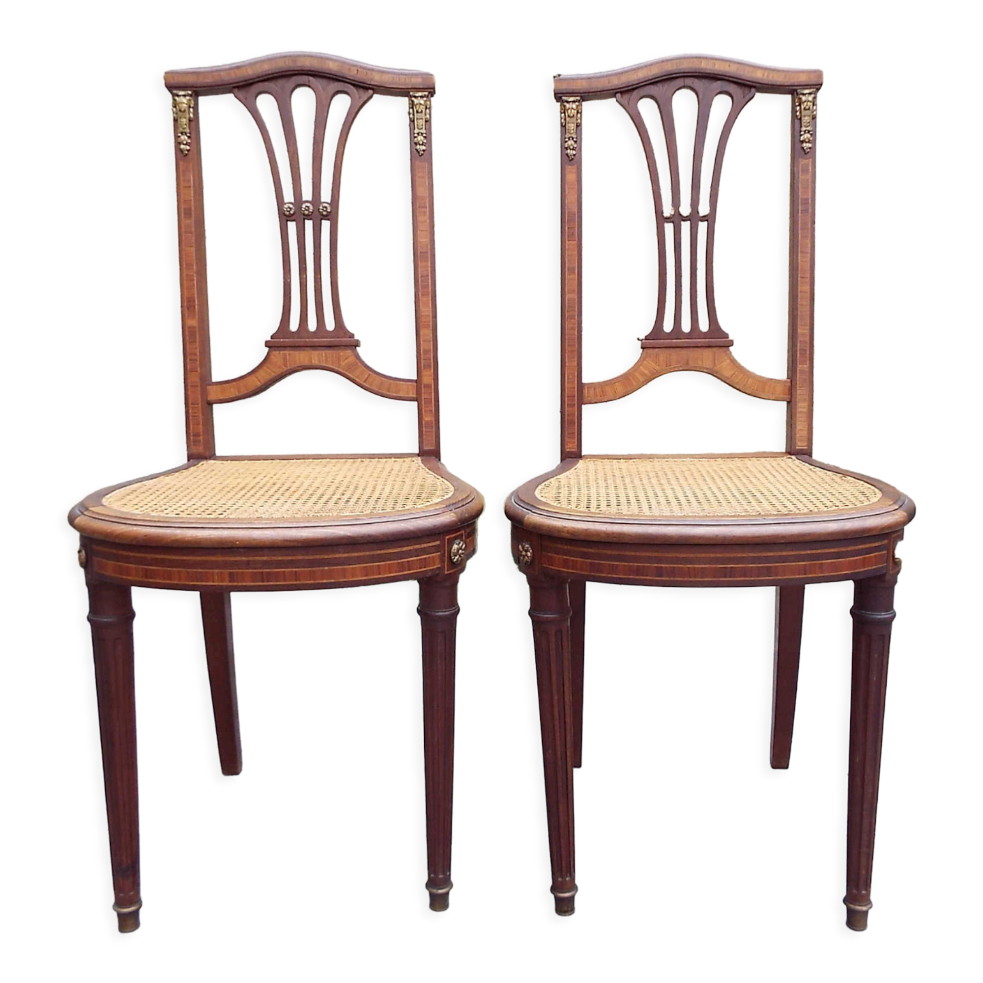 2 Louis XVI style chairs