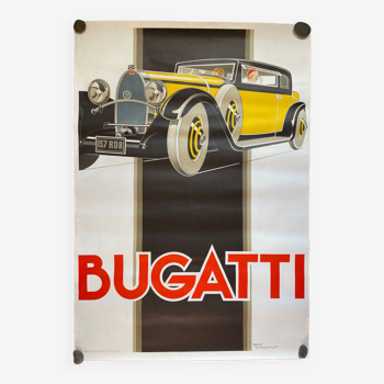 Affiche Bugatti René Vincent