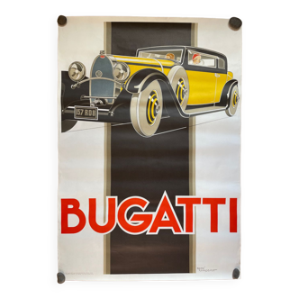 Bugatti René Vincent poster