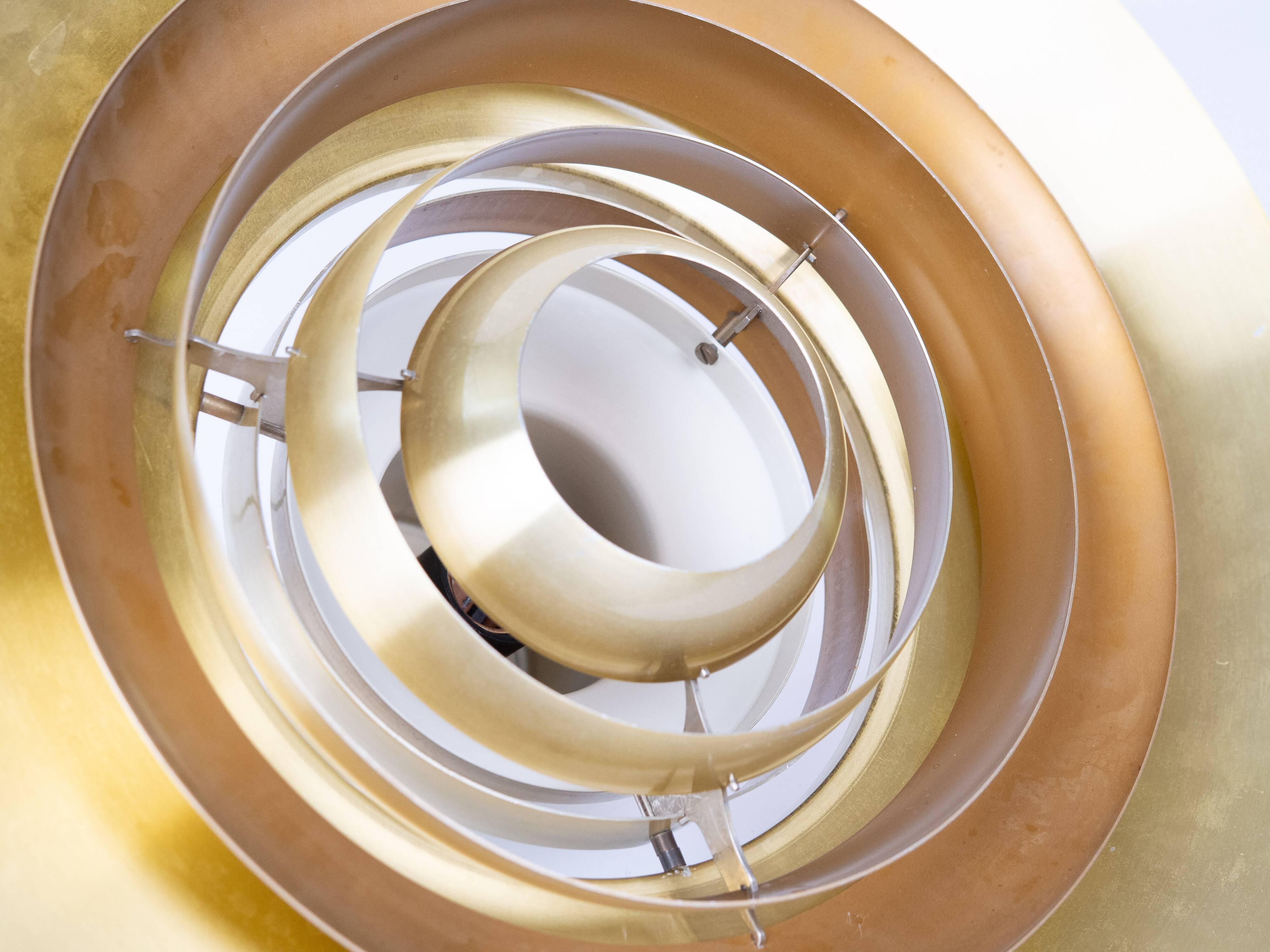 Vintage Danish pendant lamp P376 by Fabricius and Kastholm, Nordisk Solar.