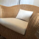 Wide rattan armchair Olivier Shrought