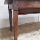 Solid walnut kneading table old XIX°