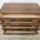 Art Decò chest of drawers in walnut burl with four drawers