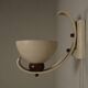 Pair of sculptural mid-century wall uplighters, circa 1950