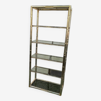 Vintage brass shelf