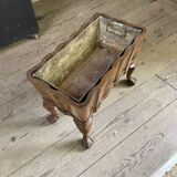 Planter in walnut, england circa 1880