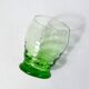 old service 10 water glasses and carafe in blown glass