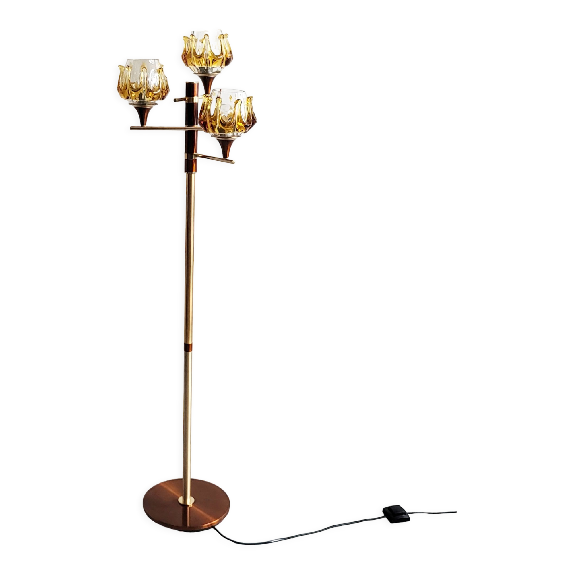 Vintage Oberglas Austria floor lamp 1970