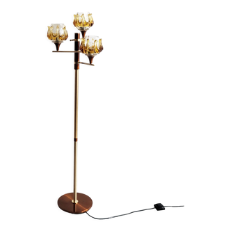 Vintage floor lamp Oberglas Austria 1970