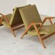 Pair of armchairs restored by Frantisek Jirak for Tatra Nabytok 1960