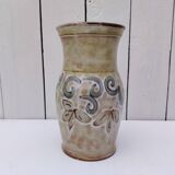 Ceramic vase signed Vallauris vintage