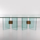 Table basse en verre modèle T15 Peter Ghyczy