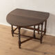 Antique gateleg table from the 1920s, solid oak
