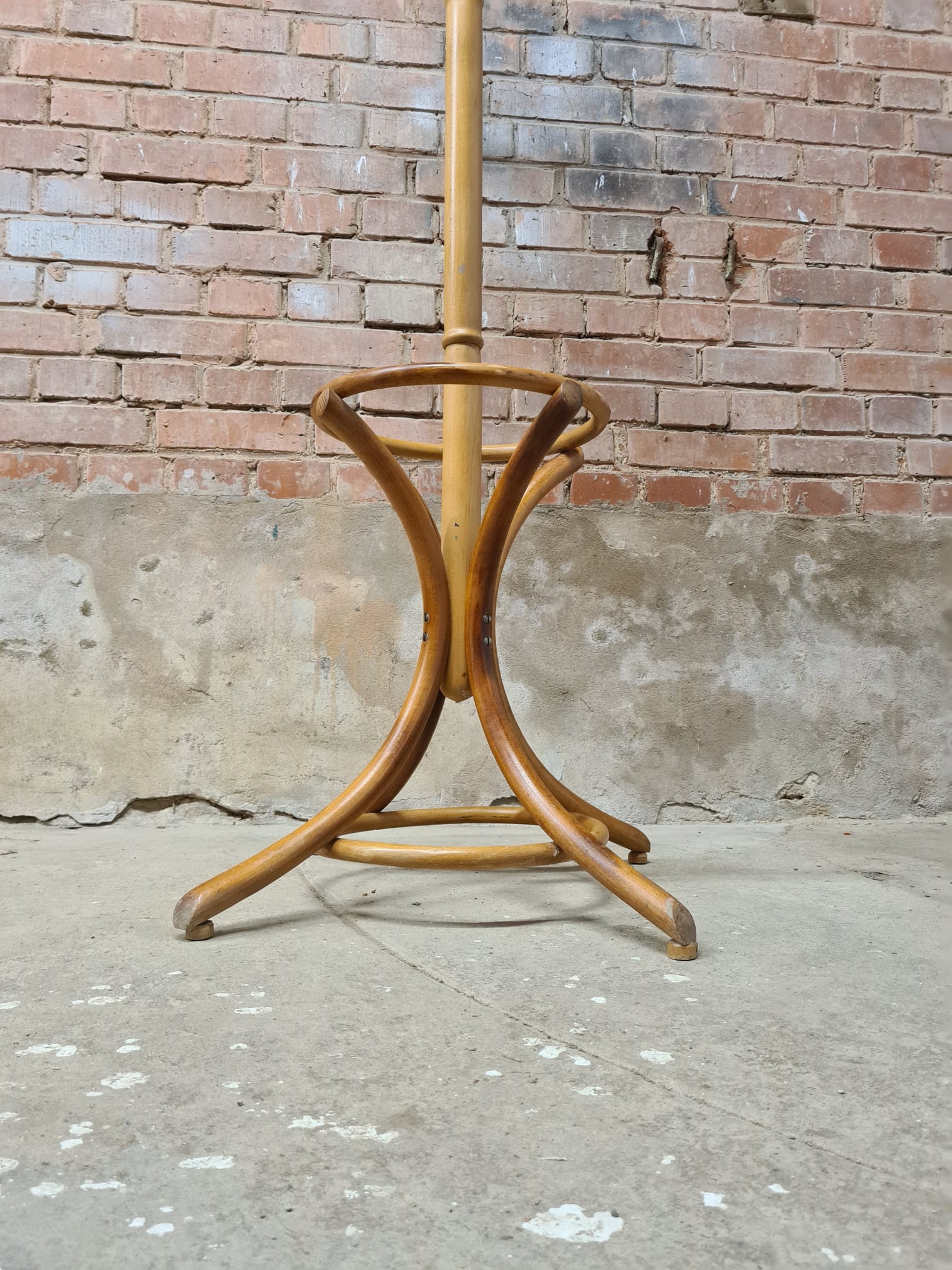 Old coat rack parrot vintage wood